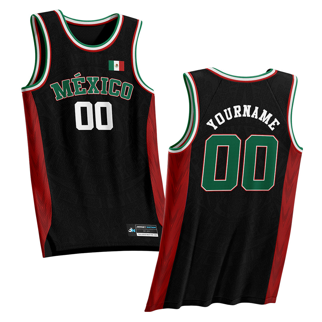 Mexico Custom Basketball Jersey