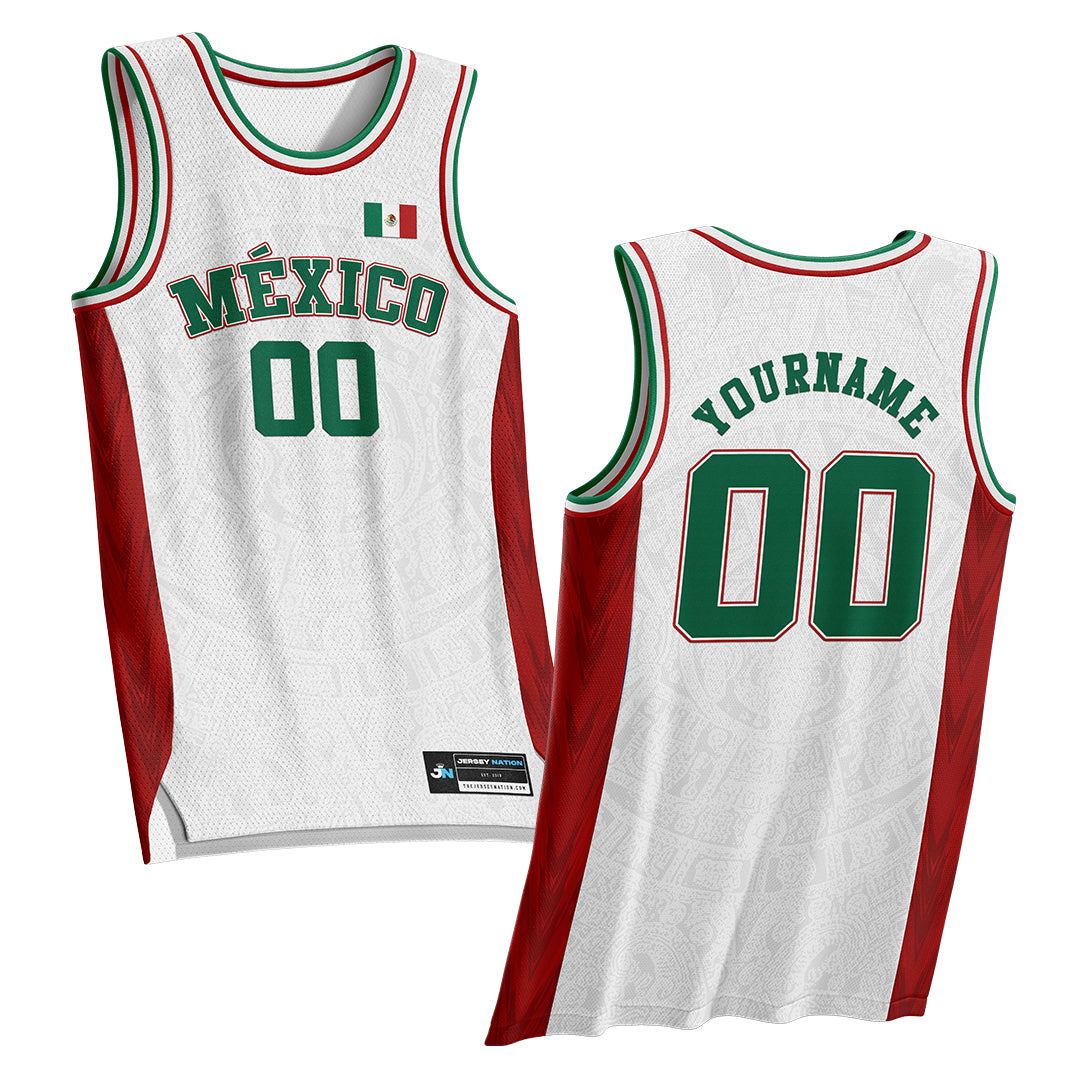 Mexico Custom Basketball Jersey
