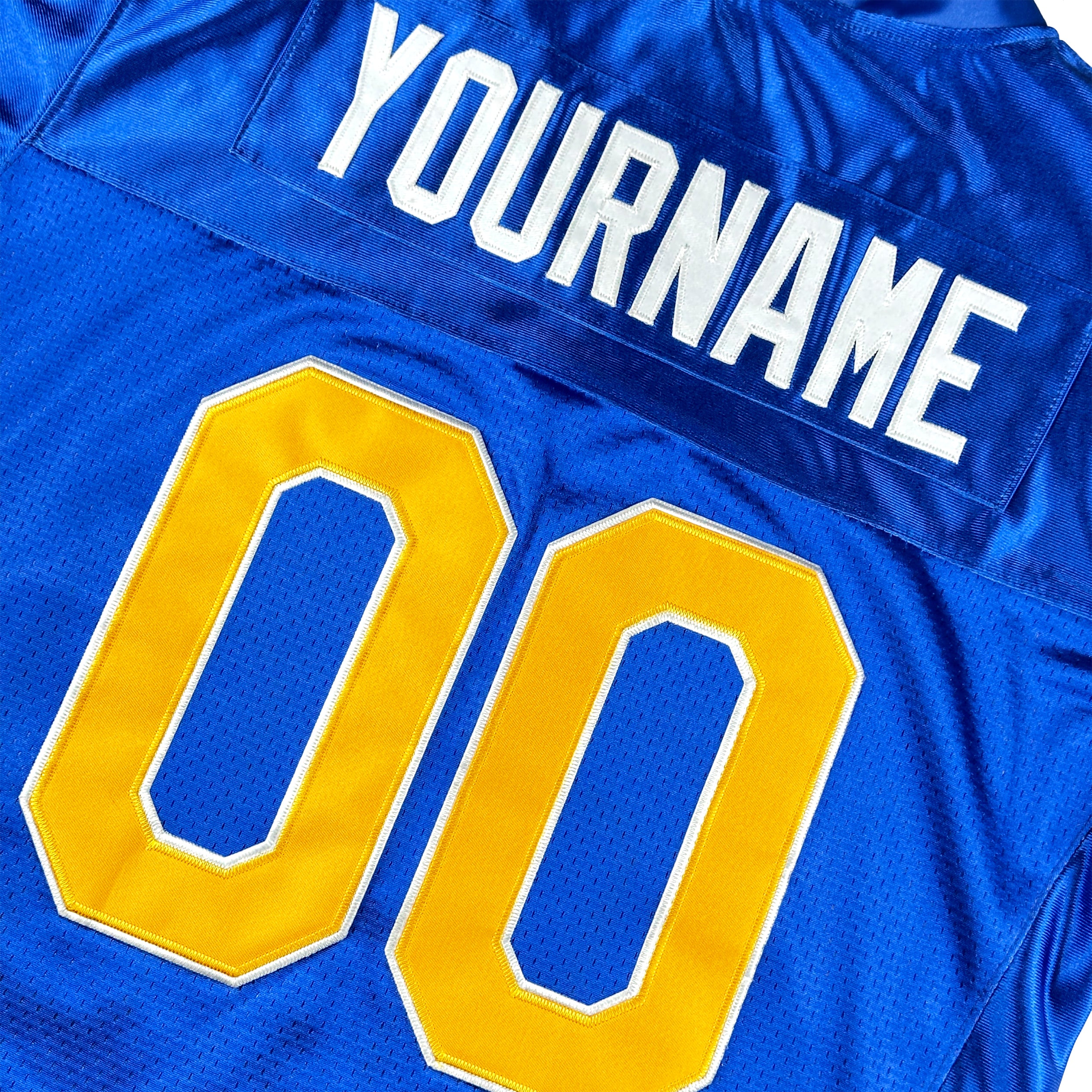 Philippines Heritage Blue Custom American Football Jersey Customized