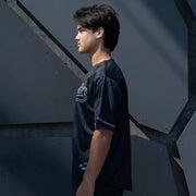 Cambodia 'Angkor Wat' Black Custom Baseball Jersey Sublimated Sleeves