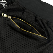 Colombia Heritage Black Basketball Shorts Embroidered Back Pockets