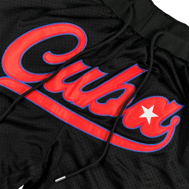 Cuba Heritage Basketball Shorts Black