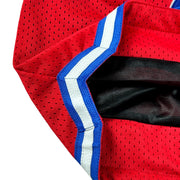 Cuba Heritage Basketball Shorts Red Closeups Stitched