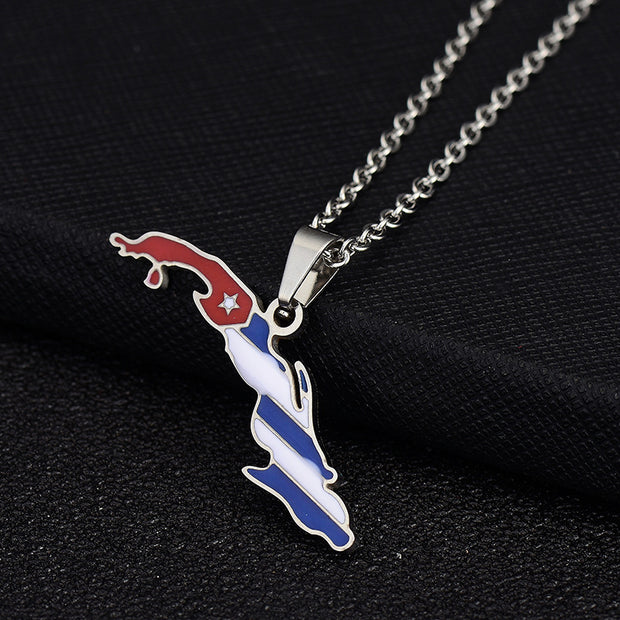 Cuba Heritage Silver Necklace
