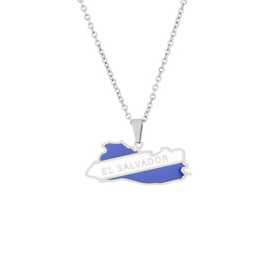 El Salvador Heritage Necklace Silver