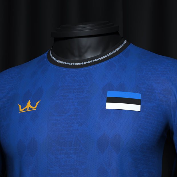 Estonia Heritage Custom Football Jersey