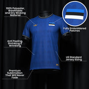 Estonia Heritage Custom Football Jersey