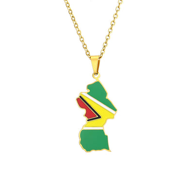 Guyana Heritage Necklace Gold