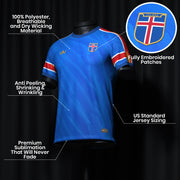 Iceland Custom Football Jersey