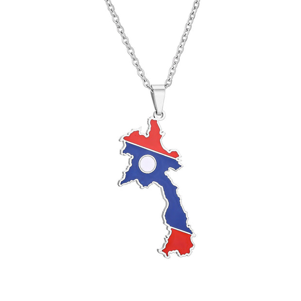 Laos Heritage Necklace Silver
