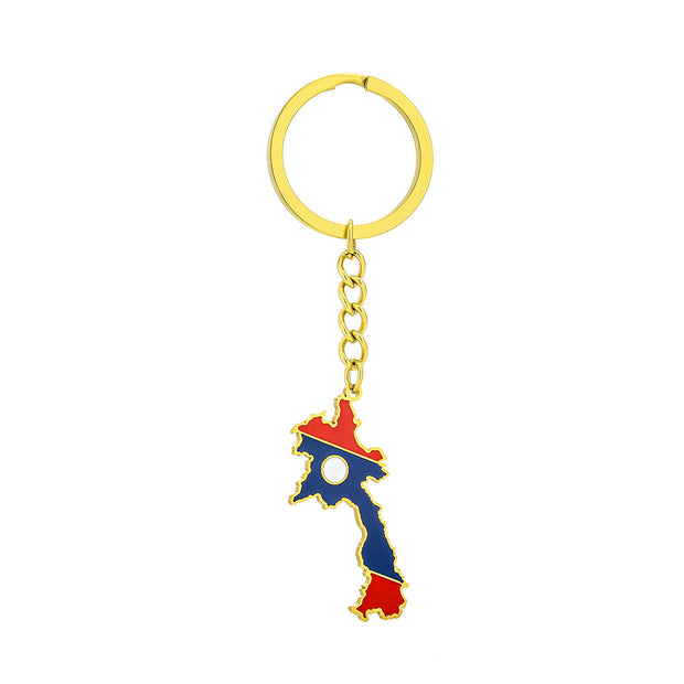Laos Keychain