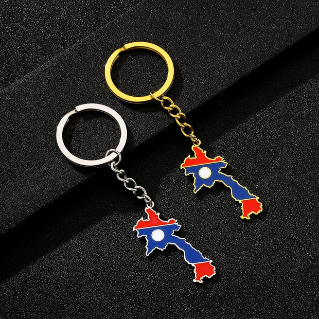 Laos Keychain