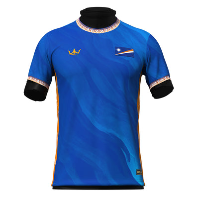 Marshall Islands Heritage Custom Football Jersey