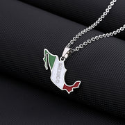 Mexico Heritage Necklace silver closeup