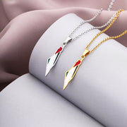 Palestine Heritage Necklace Silver and Gold