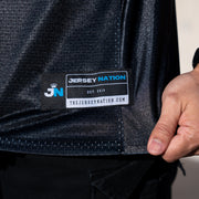 Philippines Heritage Custom Black American Football Jersey Closeup Stitched