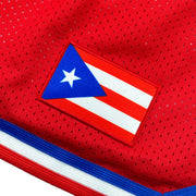 Puerto Rico 'Borinquen' Red Basketball Shorts