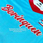 Puerto Rico Borinquen Azul Celeste Heritage Custom Hockey Jersey