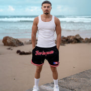 Puerto Rico 'Borinquen' Black Basketball Shorts