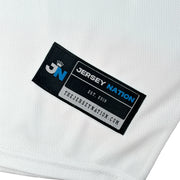 Puerto Rico Borinquen 'Flor de Maga' White Baseball Jersey Closeups