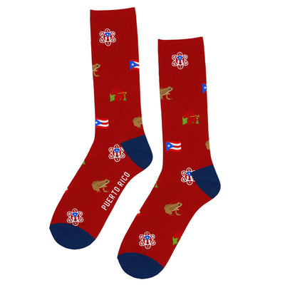 Puerto Rico Crew Socks