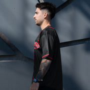Puerto Rico 'Flor de Maga' Borinquen Custom Baseball Jersey Model Sleeves