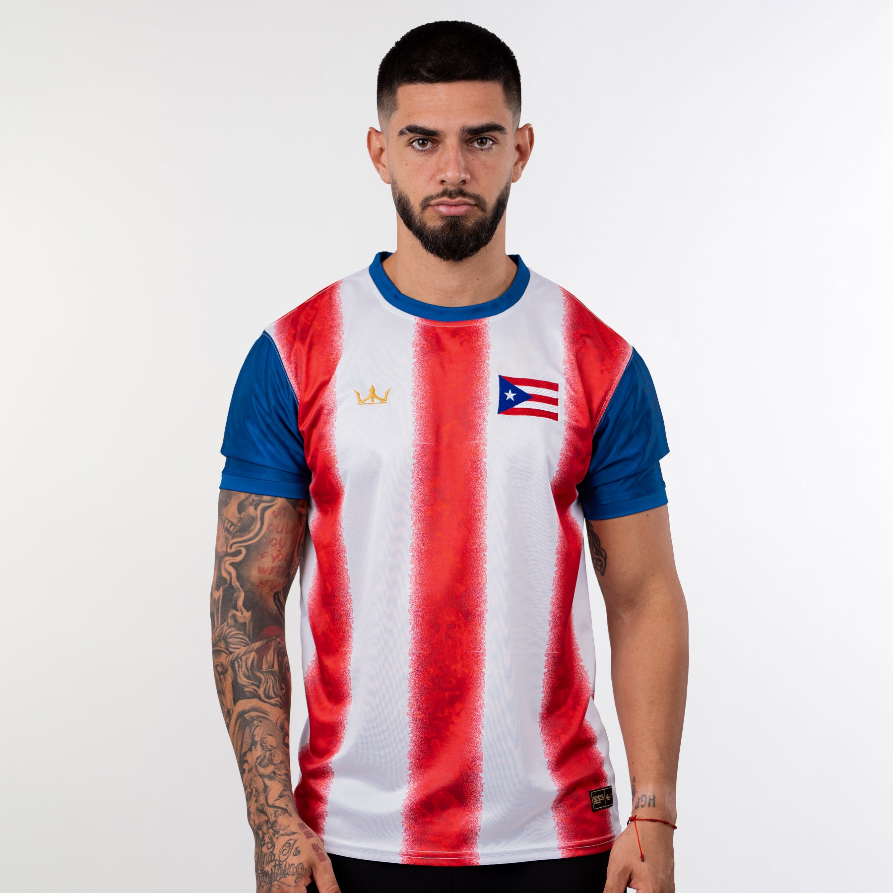 Puerto Rico Heritage Custom Football Jersey Soccer
