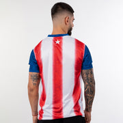 Puerto Rico Heritage Custom Football Jersey Soccer Back