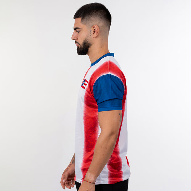 Puerto Rico Heritage Custom Football Jersey Soccer Side