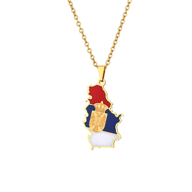 Serbia Heritage Necklace gold