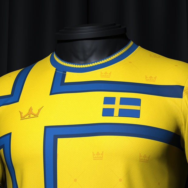 Sweden Heritage Custom Football Jersey
