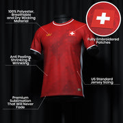 Switzerland Heritage Custom Football Jersey