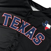 Texas Lone Star Heritage Black Custom Baseball Jersey 