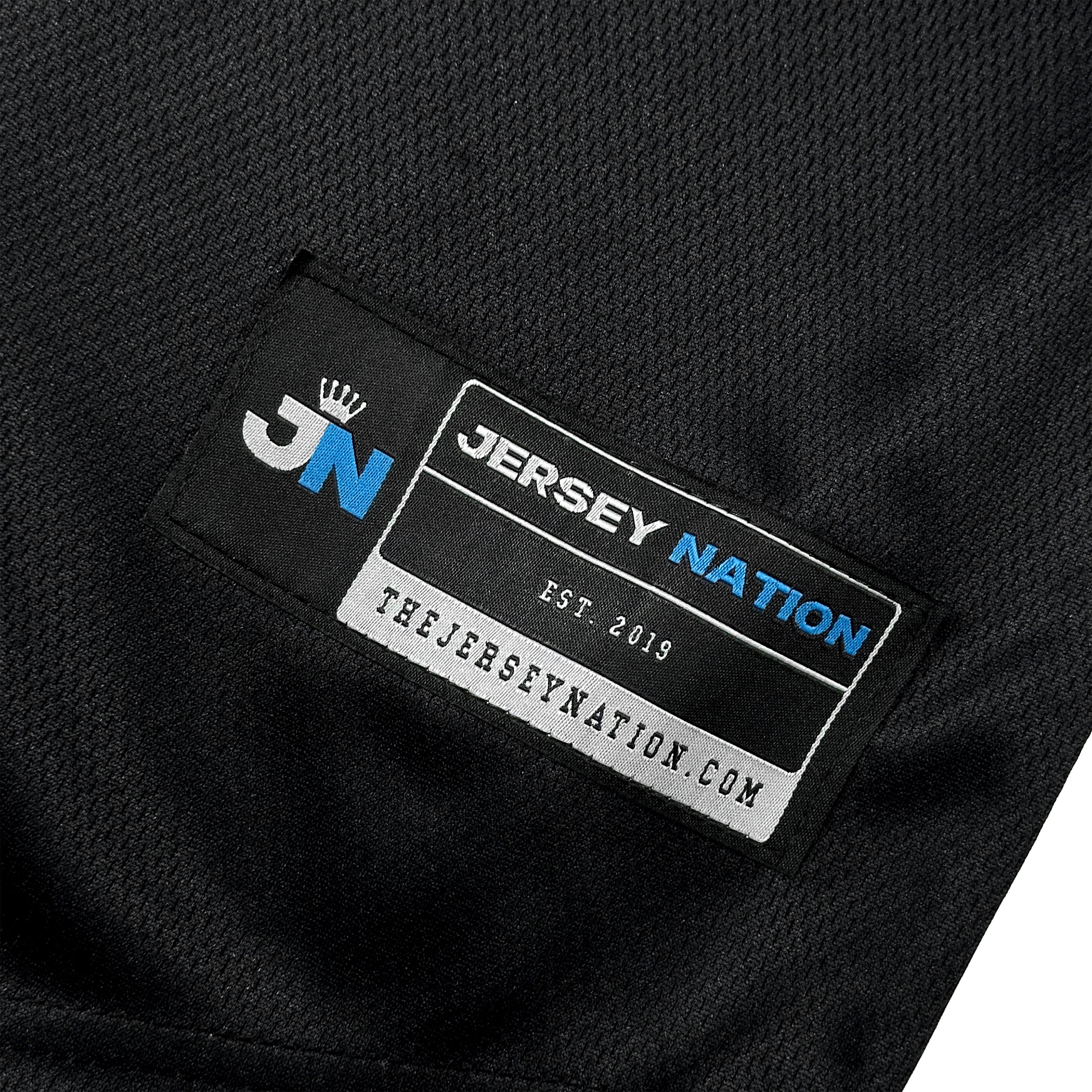Texas Lone Star Heritage Black Custom Baseball Jersey Closeups