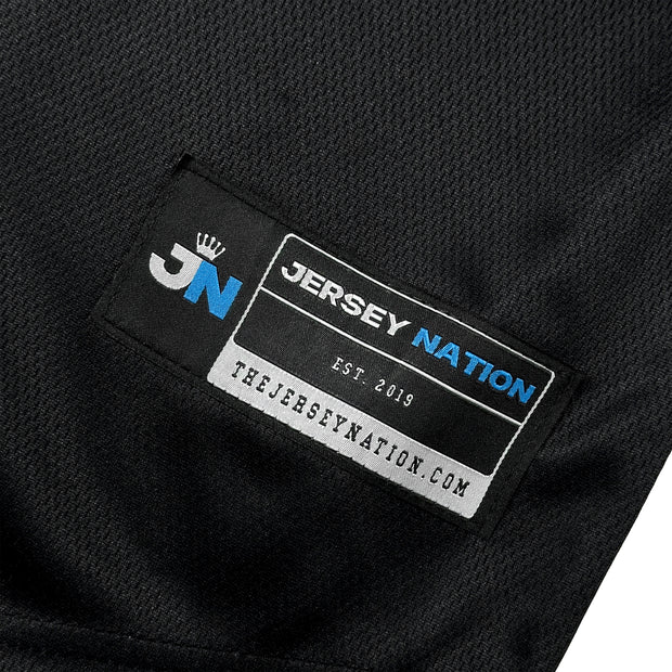 Texas Lone Star Heritage Black Custom Baseball Jersey Closeups