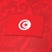Tunisia Heritage Custom Football Jersey Closeup