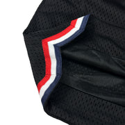USA Black Heritage Basketball Shorts America Embroidered Mesh 