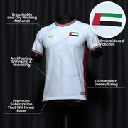 United Arab Emirates Heritage Custom Football Jersey Closeup Details