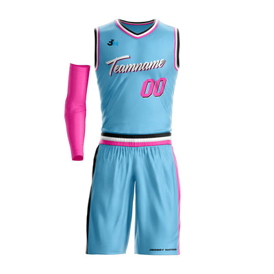Vice City Custom Basketball Bulk Team Jersey and Shorts Set
