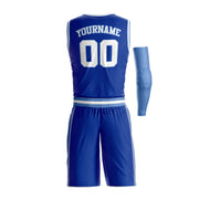 Crenshaw Blue Custom Basketball Bulk Team Jersey and Shorts Set